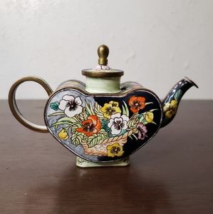 Kelvin Chen Miniature Floral Basket Teapot